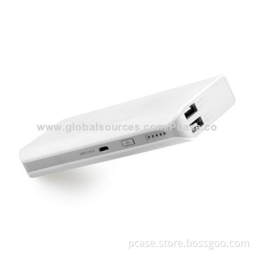 Lithium Polymer Power Banks for iPad/iPhone with 10,000mAh Power Capacity